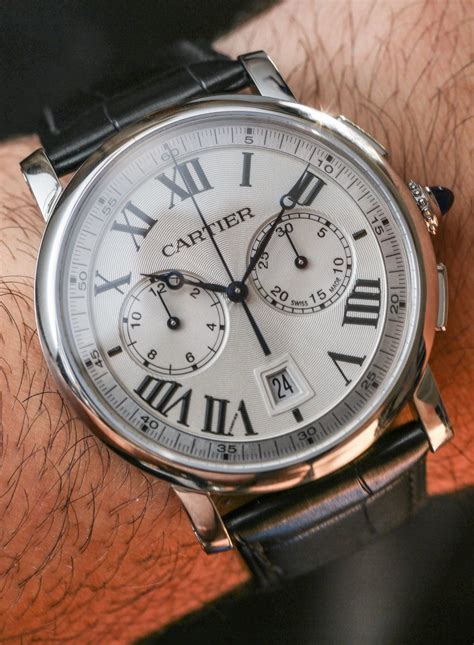 cartier round watch|cartier rotonde chronograph.